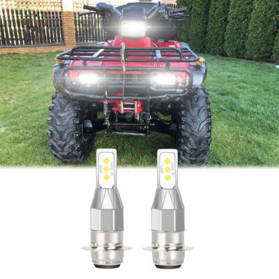 Kit faros LED H6M 6000K bombillas blancas para Honda Foreman 400 450 97 1998-2004 Foto 1 de 4