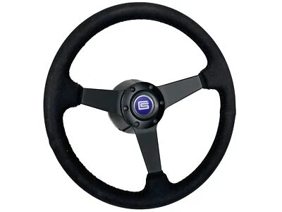 1968-78 Ford Mustang & II 6-Bolt Suede Steering Wheel Solid Kit, Caroll Shelby - Image 1 of 4