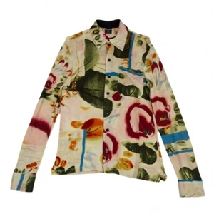 Jean-Paul GAULTIER HOMME Printed Rayon Shirt Size 46(K-120684) - Picture 1 of 12