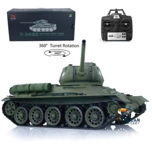 2.4G Henglong 1/16 7.0 Soviet T34/85 RTR Plastic RC Tank 3909 360° Turret - Picture 1 of 12