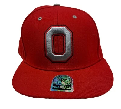 Chapéu Snapback Vintage Ohio State University 47 Marca Estilo Beisebol - Imagem 1 de 4
