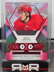 2021-22 Black Diamond SETH JARVIS Diamond Relic Rookies Double Diamond Ruby /49 - Picture 1 of 2