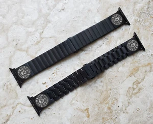 Cinturino inciso Skull Bones per Apple Watch Ultra 3 2 1, 11 10 SE 3 serie B-SC3 - Foto 1 di 13