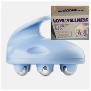 Love Wellness Bye Bye Bloat Lymphatic Massage Roller Handheld & Sample Bloat Oil - Picture 1 of 10