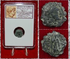 Ancient Greek Coin Seleucid King Demetrius I Soter Demeter Ake-Ptolemais