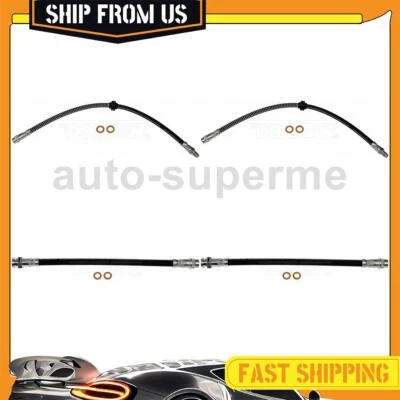 Kit 4x Manguera Freno Manguera Delantera Trasera Para Peugeot Partner 2006-2011 Dorman Foto 1 de 4