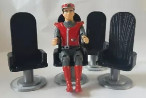 Für Captain Scarlet 3,75 inch Figuren. 10x Konferenzstühle. 3D gedruckt. - Bild 1 von 5