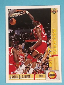 1991-92 Upper Deck Hakeem Olajuwon Houston Rockets #254 🏀 - Picture 1 of 2