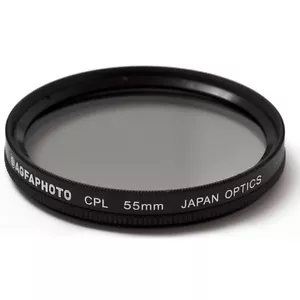 "AGFA Circular Polarizing Glass Filter (CPL), 55mm 55 APCPL55 " - Picture 1 of 1