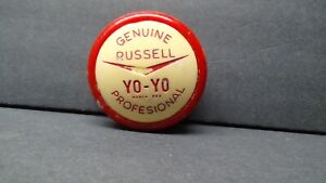 Vintage Yo-Yo Yoyo Profesional Genuine Russell Tome Coca Cola