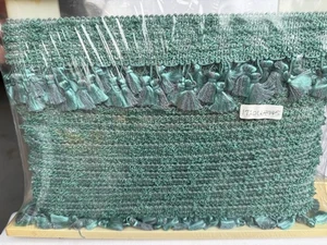 NOS Conso TASSEL FRINGE M 12 10078 Scallop Loop TRIM 2"  16 yds Sealed teal blue - Picture 1 of 4