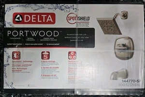 Delta Faucet 144770-SP Portwood Series Tub and Shower Faucet - Brushed Nickel - Picture 1 of 2