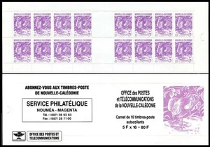 New Caledonia 1994 Booklet of 16 stamps, Kagu Birds - Picture 1 of 1