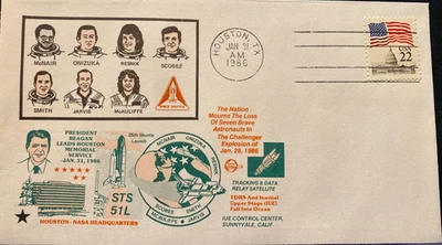 CHALLENGER STS-51-L SPACE DISASTER REAGAN LEADS MEMORIAL SERVICE 31 JAN 1986 - Image 1 of 4