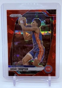 2024-25 Panini Prizm NBA Ausar Thompson #147 Red Ice Detroit Pistons Color Match - Picture 1 of 2