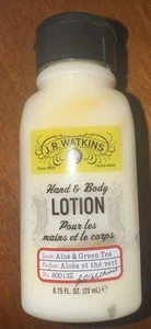 NEU J. R. WATKINS HAND- & KÖRPERLOTION ALOE & GRÜNER TEE 0,75 OZ REISEGRÖSSE - Bild 1 von 1