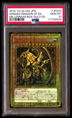 PSA 10 The Winged Dragon Of Ra Jps03 Yu-gi-oh Japanese - Image 1 of 3