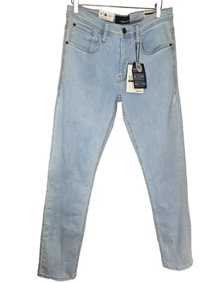 Pantalones de mezclilla BLEND Jet Fit Multiflex 32x32 lavado claro elásticos ajustados modernos informales Foto 1 de 4