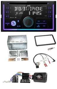 JVC Lenkrad USB 2DIN DAB Bluetooth CD Autoradio für Alfa Romeo 159 Brera Spider - Bild 1 von 10