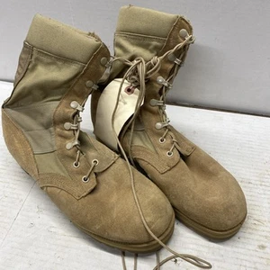 Vibram Tan Military Boots 8 1/2 W   AZ-115 - Picture 1 of 5