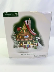 Neu im Karton Department 56 "Nollie & Ollie's Custom Snowboards" #805546 North Pole Series - Bild 1 von 7