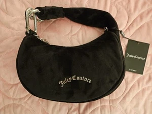 Juicy Couture Small Blossom Black Hobo Shoulder Bag - Picture 1 of 4