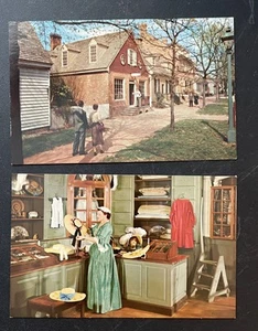 Williamsburg Virginia Postcard Lot Margaret House Shop millinery UNUSED - Picture 1 of 2