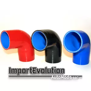 2.25"< 3" 90 degree silicone reducer elbow (Blue) - Foto 1 di 1
