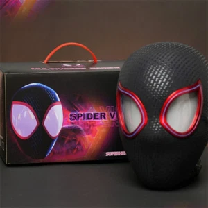 Spider-Man: Across the Spider-Verse Miles Morales Helmet Remote Eye Movable Mask - Picture 1 of 24