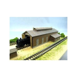 Z Gauge Engine Shed Maintenance Depot Building Kit for Z Scale Model Railway - Picture 1 of 5