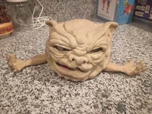 vintage 1987 Mattel Seven Towns Boglins Dwork large Figure Rubber Puppet - Picture 1 of 9