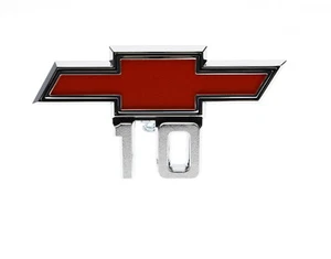Front Fender Emblem "Bowtie 10" LH/RH Pair 67-68 Chevy C10 Pickup Suburban - Bild 1 von 6