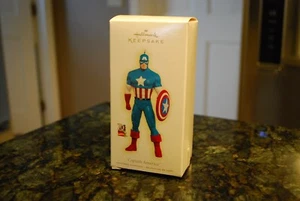 2009 Hallmark Captain America Marvel Comic Superheld Weihnachten Andenken Ornament - Bild 1 von 3
