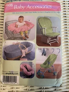 Simplicity 4636 BABY ACCESSORIES (See Description) Covers NEW - Picture 1 of 2