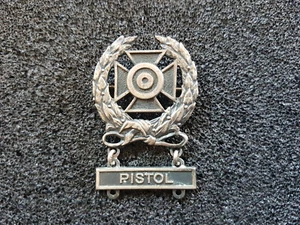 (A51-8) US Schießabzeichen Expert Pistol Sterling WWII - Picture 1 of 2