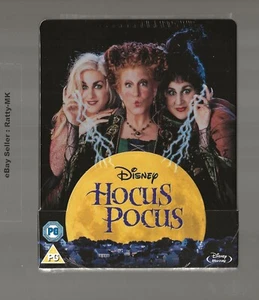 DISNEY'S HOCUS POCUS - UK EXCLUSIVE BLU RAY STEELBOOK - NEW & SEALED - Picture 1 of 3