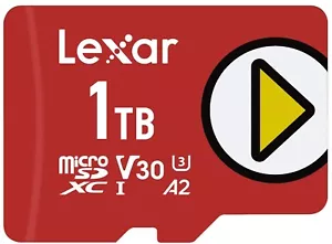 Lexar Play 1TB Micro SD SDXC UHS-I Memory Card Nintendo Switch Up to 150MB/ - Picture 1 of 5