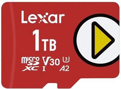 Lexar Play 1TB MicroSD SDXC UHS-I Memory Card Nintendo Switch Up To 150MB/s-UK - Image 1 of 4