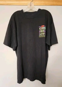 Vintage HBO Cyber Soul City Promo Graphic Logo T-Shirt Men's Size XL Black - Picture 1 of 4