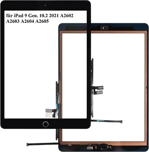 Pantalla Táctil para iPad 9 Gen. Digitalizador 10.2 2021 A2602 A2603 A2604 A2605 negro - Imagen 1 de 1