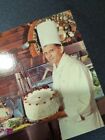 1972 MD Hyattsville Lees Restaurant Seafood CHEF FRANK LUCAS Cake postcard d22