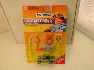 MATCHBOX SUPERFAST CONSTRUCTION ACTION PACK WITH DODGE DAKOTA & ACCESSORIES NEW - Picture 1 of 3
