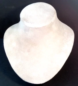 ESPOSITORE PER PREZIOSI / GIOIELLI DA VETRINA-A FORMA DI COLLO-BUSTO DA BANCO - - Foto 1 di 24