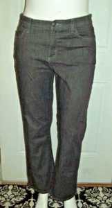 Size 16 Lee comfort fit waist Gray flare cut Jeans w/ Bling on pockets - Picture 1 of 4
