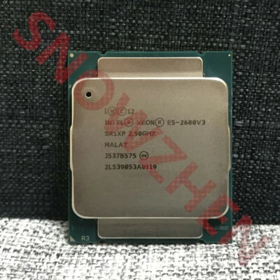 Intel Xeon E5-2680 V3 CPU 12-Core 2.5GHz SR1XP 30MB 120W LGA 2011-3 Processor - Image 1 of 3