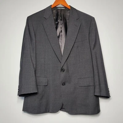 Шерстяной блейзер Chester Barrie Micro Check мужской 42 короткий куртка на двух пуговицах - Изображение 1 из 4