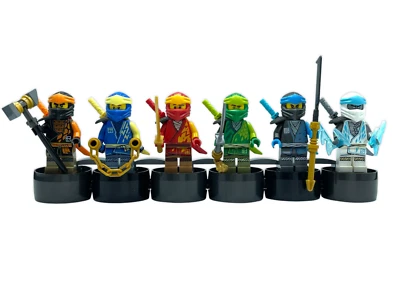 LEGO NINJAGO Core EVO 6Ninjas Mini Figures Cole Jay Kai Lloyd Nya Zane 71767 - Image 1 of 4