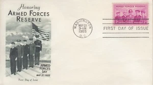 1955 #1067 ARMED FORCES RESERVE FDC W/ FLEETWOOD CACHET UNADDRESSED GEM! - Picture 1 of 1