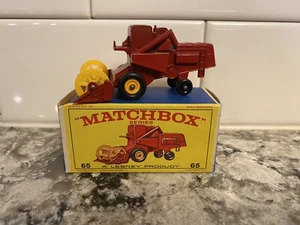 Matchbox Lesney 1-75 Series #65 CLAAS Combine Harvester w/ Box - Picture 1 of 7