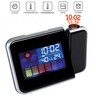 Sveglia Digitale DRIWEI JS-016 Con Proiettore Laser – Igrometro, Data, Termometro – Orologio Da Comodino Nero - Foto 2